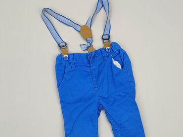 legginsy termoaktywne dziecięce: Spodnie jeansowe, 6-9 m, stan - Bardzo dobry