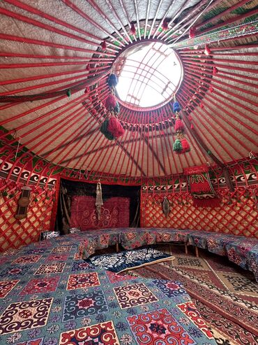 Аренда юрт: Аренда юрты, Каркас Деревянный, 75 баш, Посуда, Казан, Стол — 2