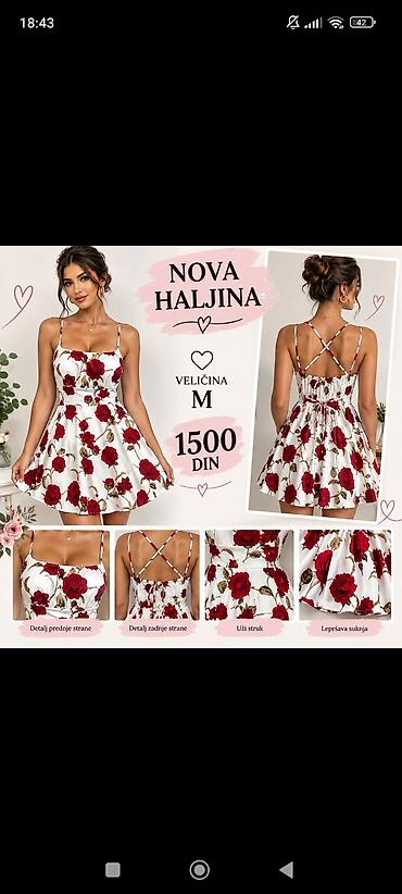 blondi: Nova haljina – veličina M - Kratka, lepršava suknja koja lepo pada - — 1