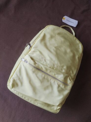 Handbags: Zuti Neon Plastificiran Ranac NOVI sa Etiketom Skroz novi sa etiketom