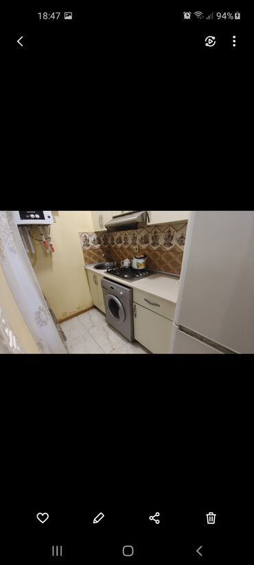 Uzunmüddətli kirayə mənzillər: Yasamal Asan Xidmetin Arxasinda 2/1 mertebesinde 1 otagli tam temirli — 9