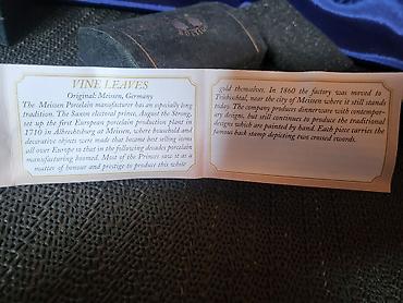 Ostala kuhinjska oprema: Porcelanske minijature Meissen stil Mayfair Edition iz 90ih. Sve o — 18