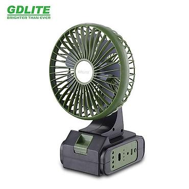 mini usb ventilator: Günəş enerjili masaüstü səyahət sərinkeşi "GD Lite 8081" 4000 mAh . ❄️ — 2
