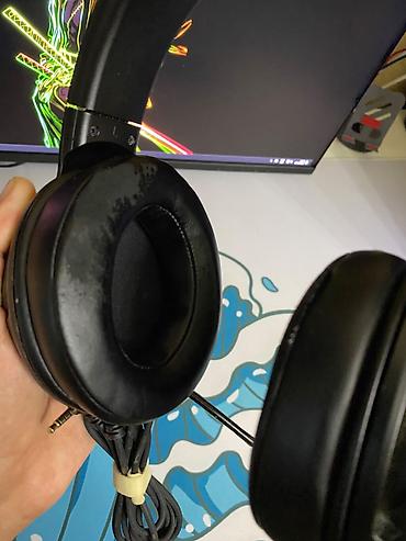 yaxa mikrofon: İşlənmiş Simli Qulaqcıqlar, Razer, rəng - Qara — 4