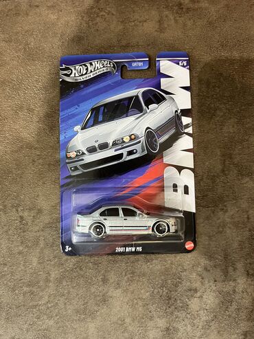 oyuncaq qutusu: Hot Wheels 2001 BMW M5 (Silver Series) Orijinal Hot Wheels kolleksiya