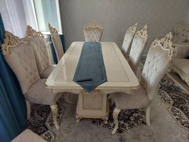 stul stol: Для гостиной, Б/у, Раскладной, 8 стульев, Беларусь