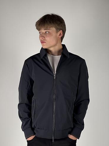 lacoste original: Мужская легкая ZEGNA куртка-бомбер, темно‑синяя/черная - Прямой крой — 2