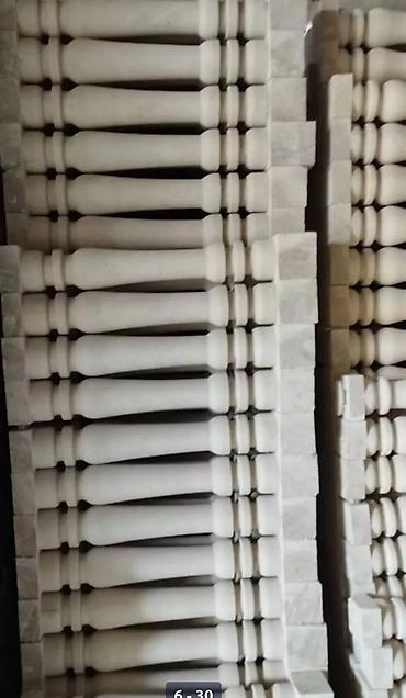 Məhəccər balyansları: Məhsul: Daş balyustrada və sütun elementləri Təsvir: - Təbii daşdan — 26