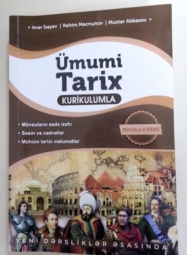 русский язык 5 класс л.м.бреусенко: Ümumi Tarix 2024/2025
Qiyməti:10 Azn