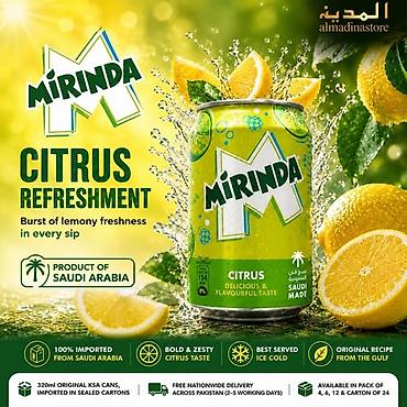 лимон: Mirinda Citrus — освежающий газированный напиток с ярким цитрусовым — 3