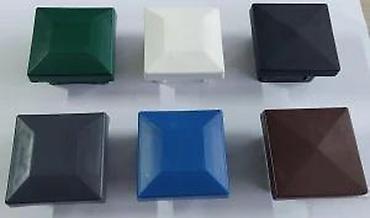 Proizvodi od rolovanog metala, metalni kanali: 🔲 POKLOPCI I POKRIVNE KAPE Za stubove panelne ograde 📍 Fence System — 22