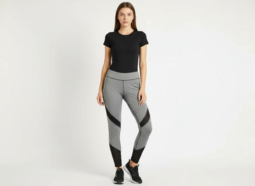 legginsy błękitne: Legginsy Sportowe damskie, rozmiar XS