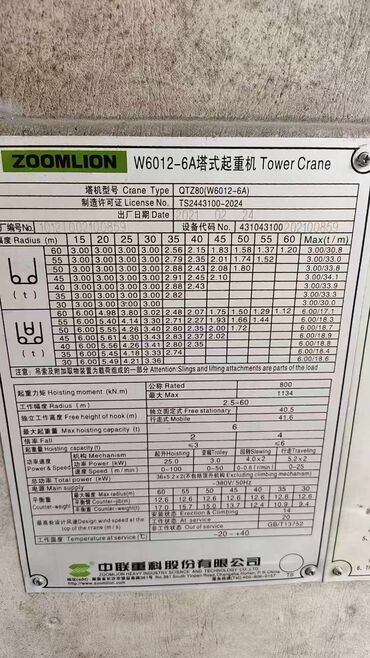 Услуги автовышки, крана: Секции башенного крана (металлоконструкции) - Жёлтые решетчатые — 9