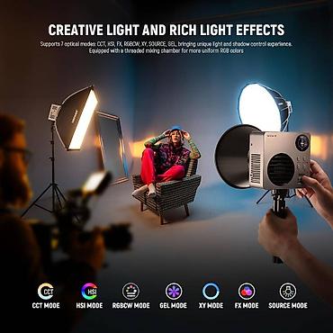 Фото и видеокамеры: ✅ Neewer firmasından 80W gücünə və daxili batareyaya malik RGB LED — 9