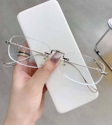 Digər: Очки для чтения +4 новые (в упаковке) прозрачные (серебристого цвета) — 9