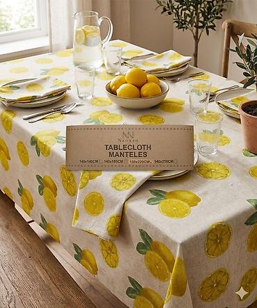 bed sheets: Скатерти Naonao Tablecloth Manteles - Декоры на выбор: лимоны на — 7