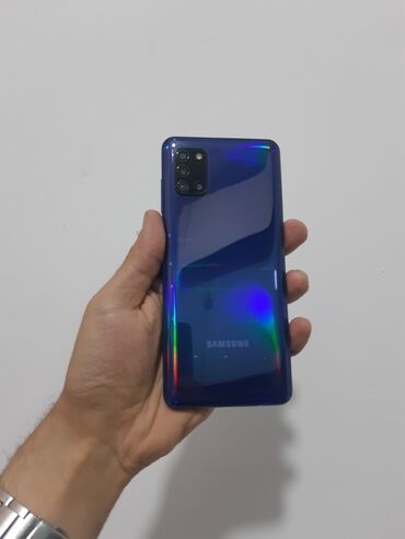 s21 samsung: Samsung Galaxy A31, 128 ГБ, цвет - Синий, Сенсорный