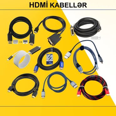 Modemlər və şəbəkə avadanlıqları: HDMİ Kabellər ⭐Type-C (USB-C) to HDMİ 2.0vers 1,8m 4K 60HZ – 35 AZN