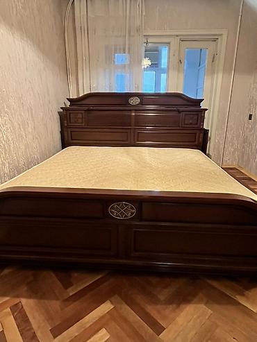 Çarpayılar: Klassik üslubda möhkəm taxta iki nəfərlik çarpayı - Material: təbii — 5