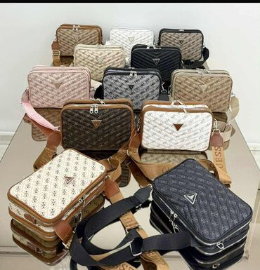 Torbe: Torba za rame, Guess, Materijal: Platno — 11