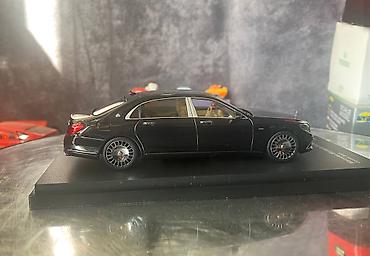 Avtomobil modelləri: Коллекционная модель Mercedes-Maybach S-class X222 obsidian black 2019 — 17