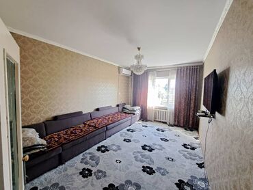 квартиры посуточно аламедин 1: 2 комнаты, 48 м², 105 серия, 4 этаж, Старый ремонт