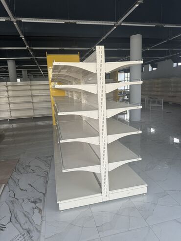 Стеллажи: Витрины, стеллажи, полки торговые металлические б/у, полка магазинная — 14