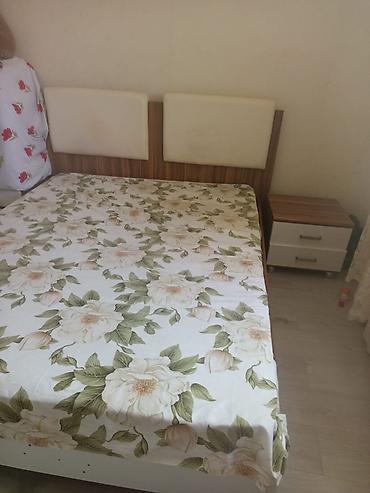 - İki nəfərlik çarpayı dəsti - Başlıq: ikili yumşaq dermantin panel –