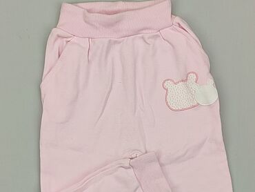 różowe legginsy: Sweatpants, 9-12 months, condition - Very good
