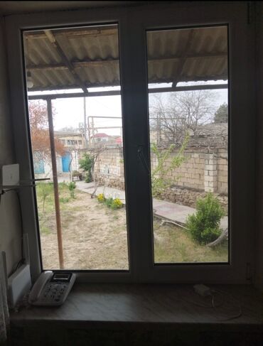 plasdik qapılar: Yeni İkili İki qat şüşə paketi Plastik pəncərə, eni - 115 sm, uzunluğu - 136 sm