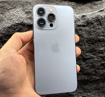 Apple iPhone: IPhone 13 Pro, Б/у, 128 ГБ, Pacific Blue, Зарядное устройство, Защитное стекло, Чехол, 81 %