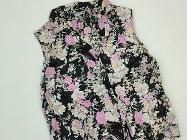 bluzki koszulowe w kwiaty: Blouse, M (EU 38), condition - Good