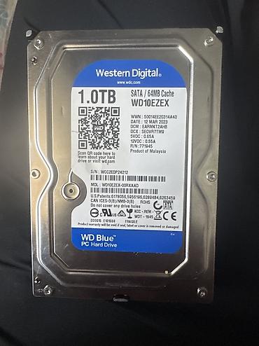 Накопитель для ПК, Новый, HDD, 1 ТБ, 3.5", Для ПК