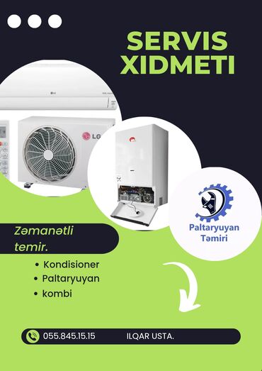 sharp soyuducu servis: Kondisioner, paltaryuyan və kombi təmiri xidməti təklif olunur