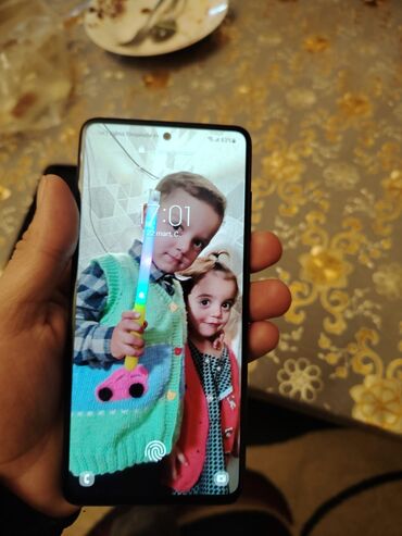 samsung: Samsung A51, 64 GB, rəng - Göy, Sensor, Barmaq izi, Simsiz şarj