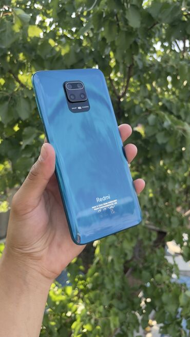 iphone xr цена в бишкеке бу: Redmi, Redmi Note 9S, Колдонулган, 64 ГБ, түсү - Көк, 2 SIM