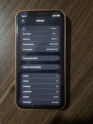 ayfon 11 2 ci el: IPhone 11, 64 GB, Qızılı — 4
