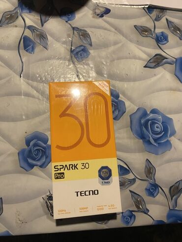 Tecno: Tecno Spark 30 Pro, 256 GB, rəng - Qara, Zəmanət — 1