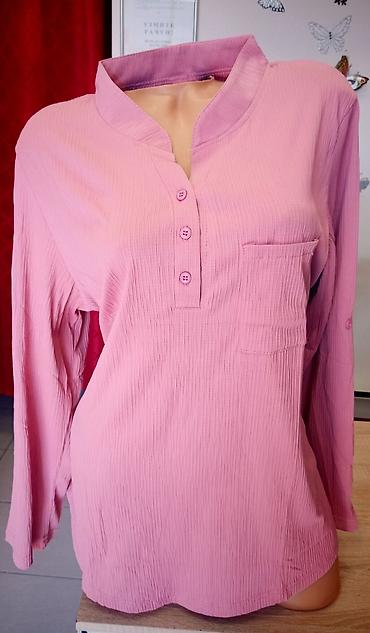 zenski prsluci novi pazar: Ženske košulje pamuk elastin vel XL. 2xl. 3xl. 4xl. 5xl. Cena — 5
