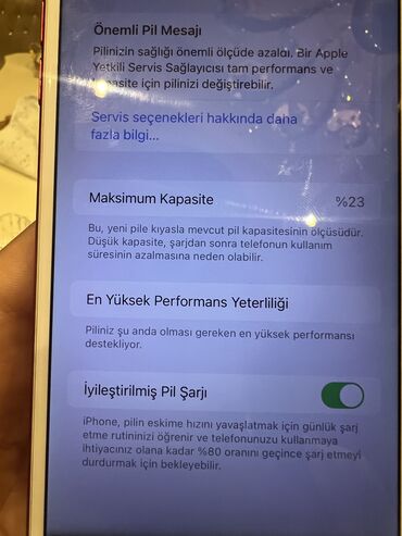 islenmis aspirator: IPhone 7 Plus, 128 GB, Qırmızı, Barmaq izi