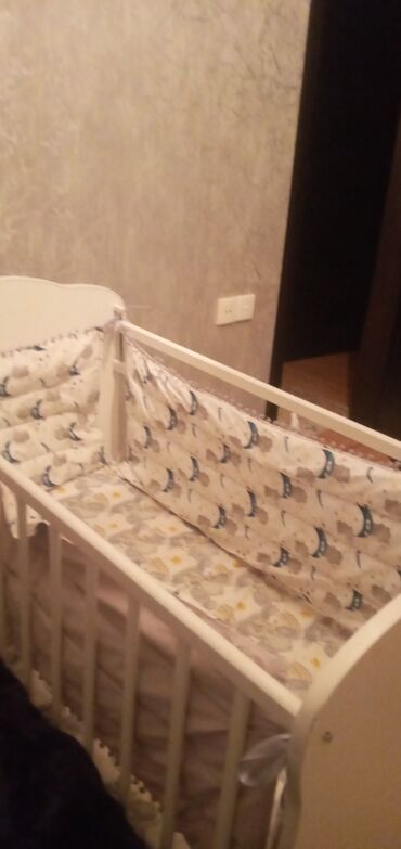 деталировка мебели: Oğlan və qız üçün, Dördbucaq, Beşik, Dəst ilə, Matras ilə, Yellənmə mexanizmsiz