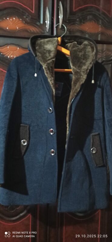 чачы casio: Мужское пальто KORRADO RBK с меховой подкладкой - Материал верха