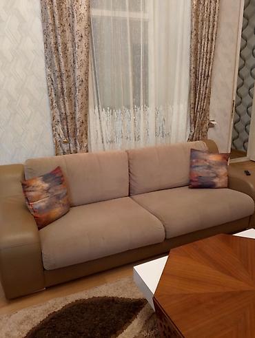 kohnə divan aliram: İşlənmiş, Divan, 2 kreslo, Bazasız, Açılan — 2