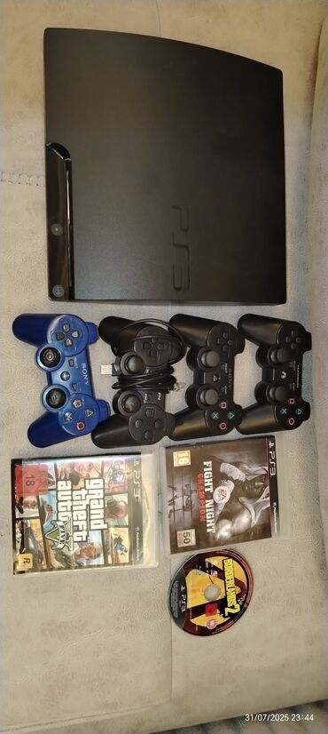 сколько стоит playstation 2: Ps3 ideal vəziyyətdədir heç bir prablemi yoxdu 4 pul 3 disk üstündə