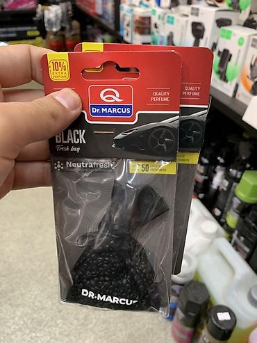 dr active: Ароматизатор для автомобиля Dr. Marcus Black — саше Fresh Bag - — 1