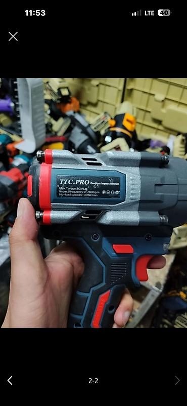 Аккумуляторный ударный гайковерт TTC‑PRO - Бесщеточный двигатель