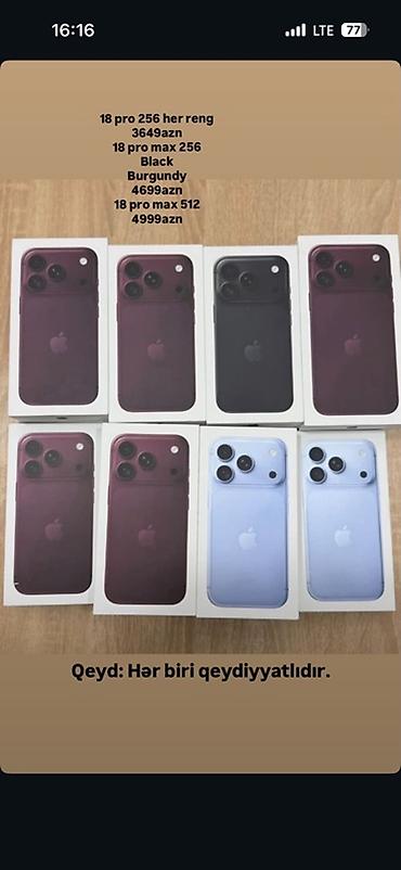IPhone 18 Pro, 256 GB lalafo.az -da IPhone 18 Pro, 256 GB