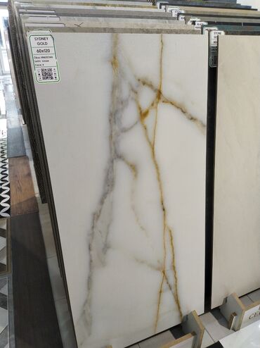 metbex ucun kafel metlax: Sydney Gold keramika/porcelain plitə - Ölçü: 60x120 sm - Mənşə ölkə