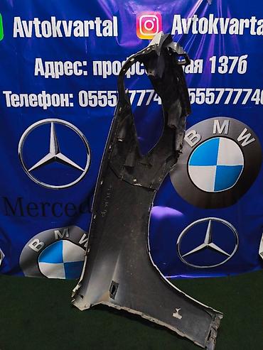 e70: Крыло Переднее левое BMW, 2010 г., Б/у, Оригинал — 2