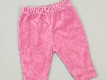 czarne szerokie spodnie z dziurami: Baby material trousers, 0-3 months, 56-62 cm, C&A, condition - Very good